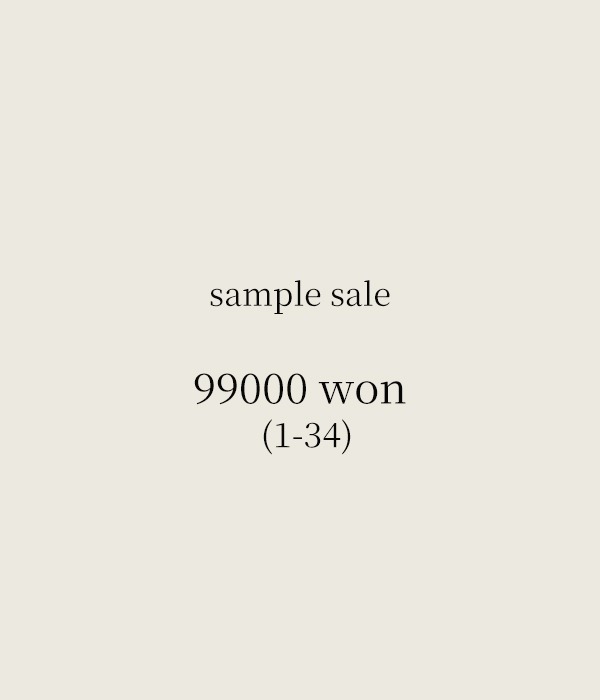 sample sale 원가이하 99000원 (1-34)